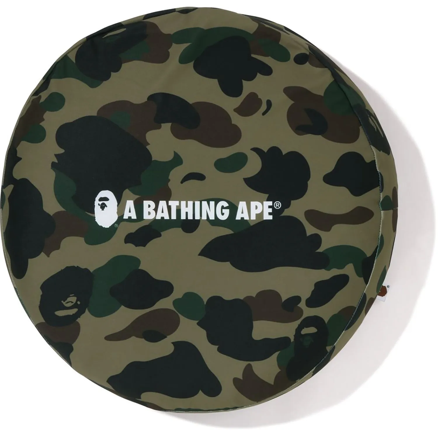 1ST CAMO A BATHING APE CIRCLE FLUFFY BEADS CUSHION