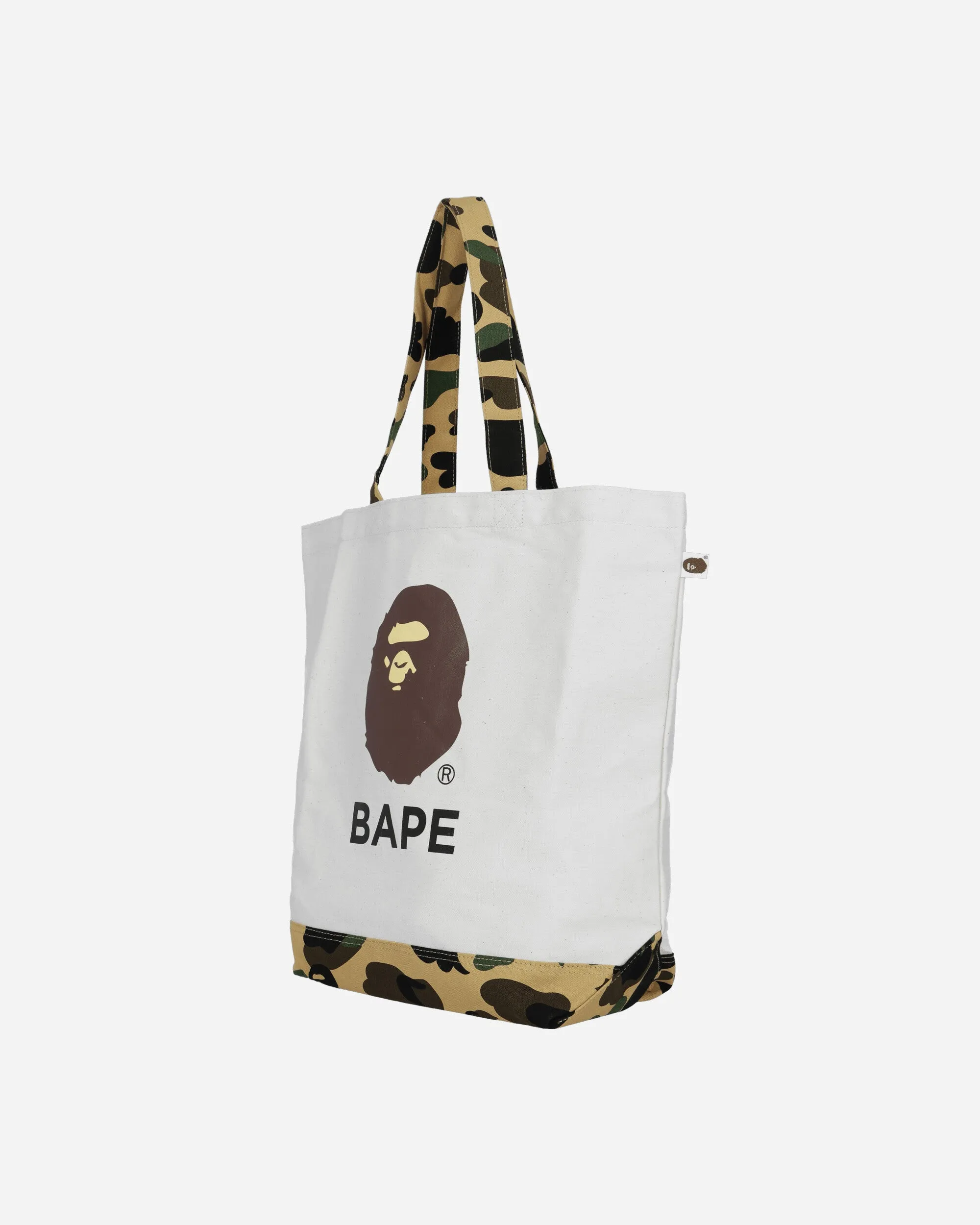 1st Camo Ape Head Tote Bag Ivory