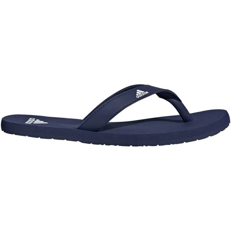 2 pack Adidas Men's Dark Blue/White Eezay Flip Flop Casual Thongs