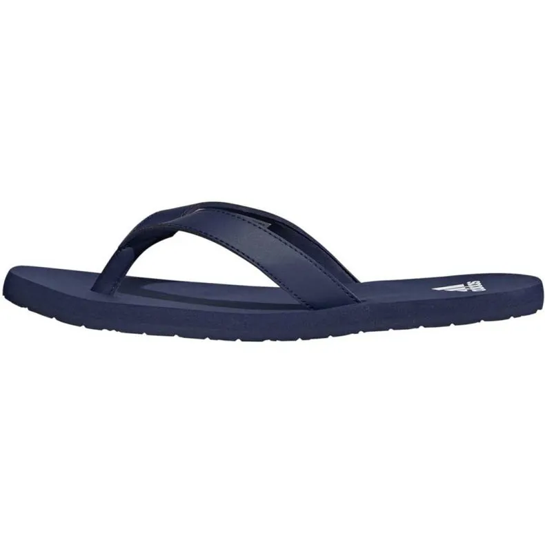 2 pack Adidas Men's Dark Blue/White Eezay Flip Flop Casual Thongs