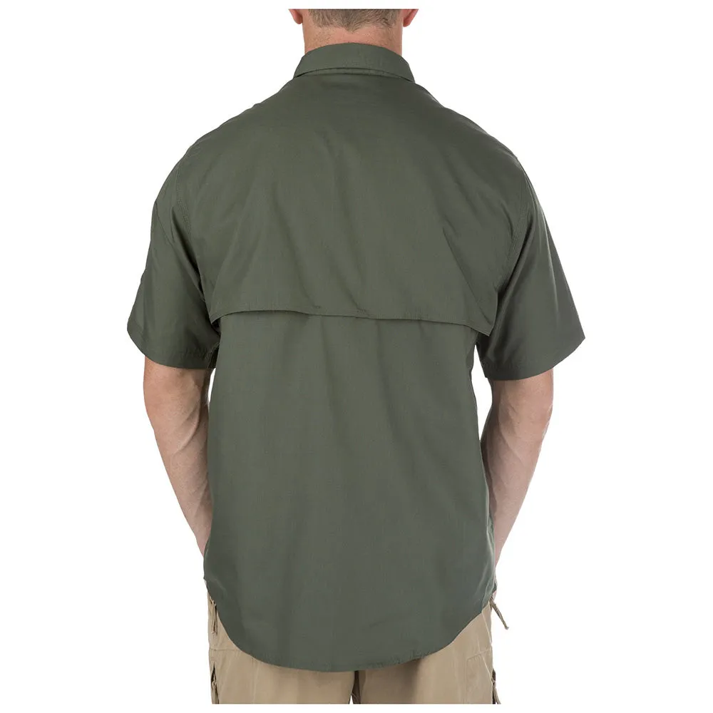 71175-190 CAMISA TACLITE PRO MANGA CORTA VERDE MARCA 5.11 TACTICAL