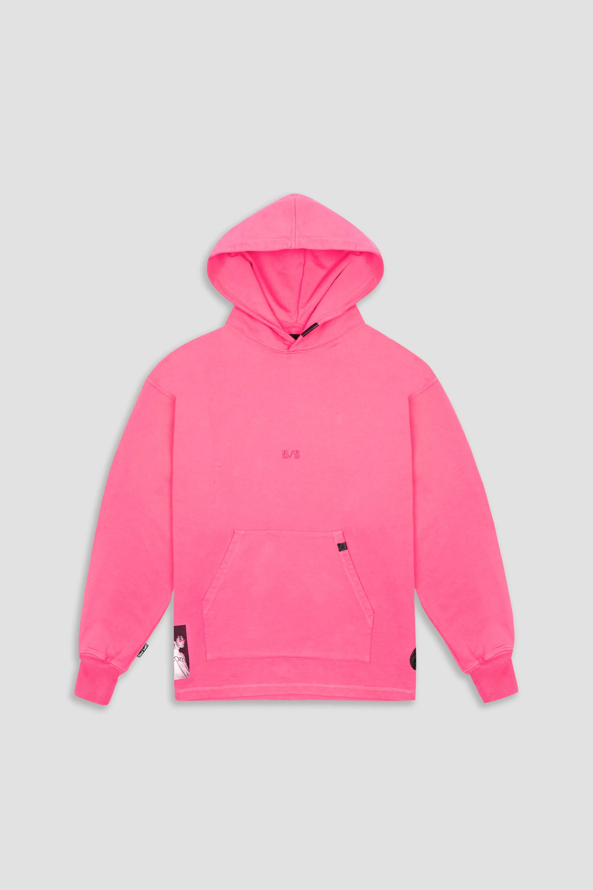 '88 RAVERS HOODIE - WASHED ACID PINK