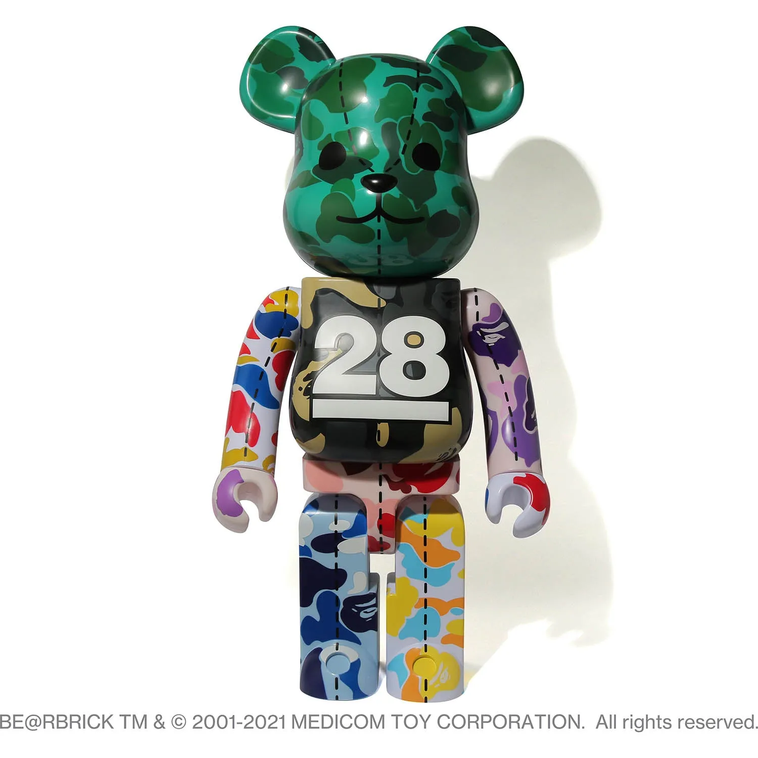 A BATHING APE 28TH ANNIVERSARY BE@RBRICK 1000%