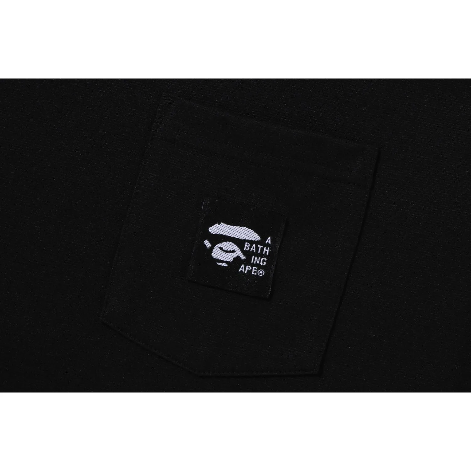 A BATHING APE LABEL POCKET TEE MENS