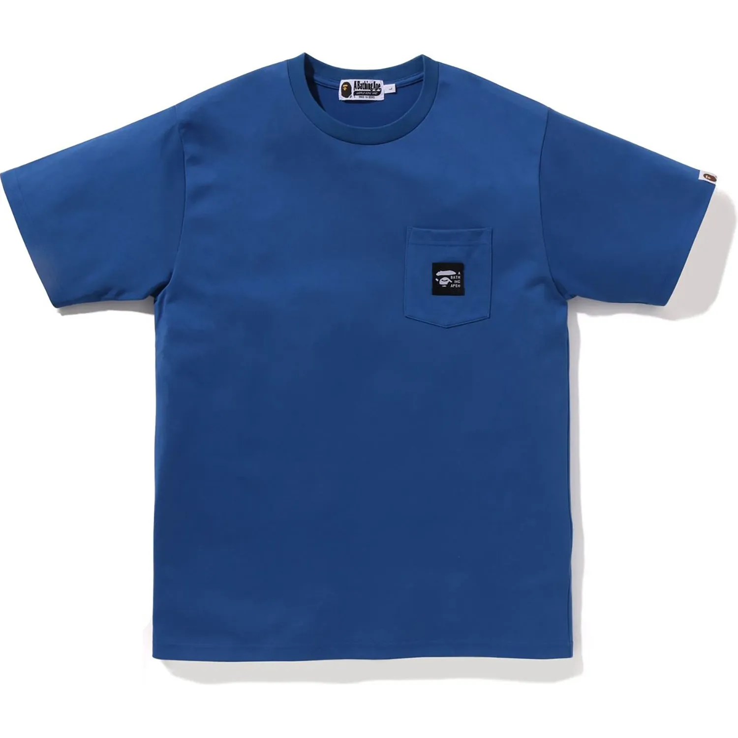 A BATHING APE LABEL POCKET TEE MENS