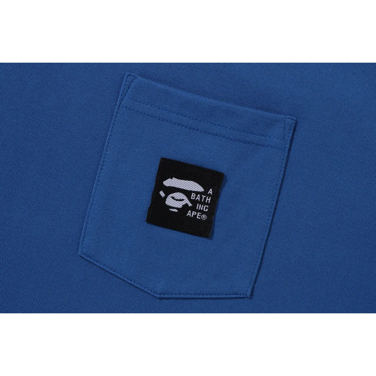 A BATHING APE LABEL POCKET TEE MENS