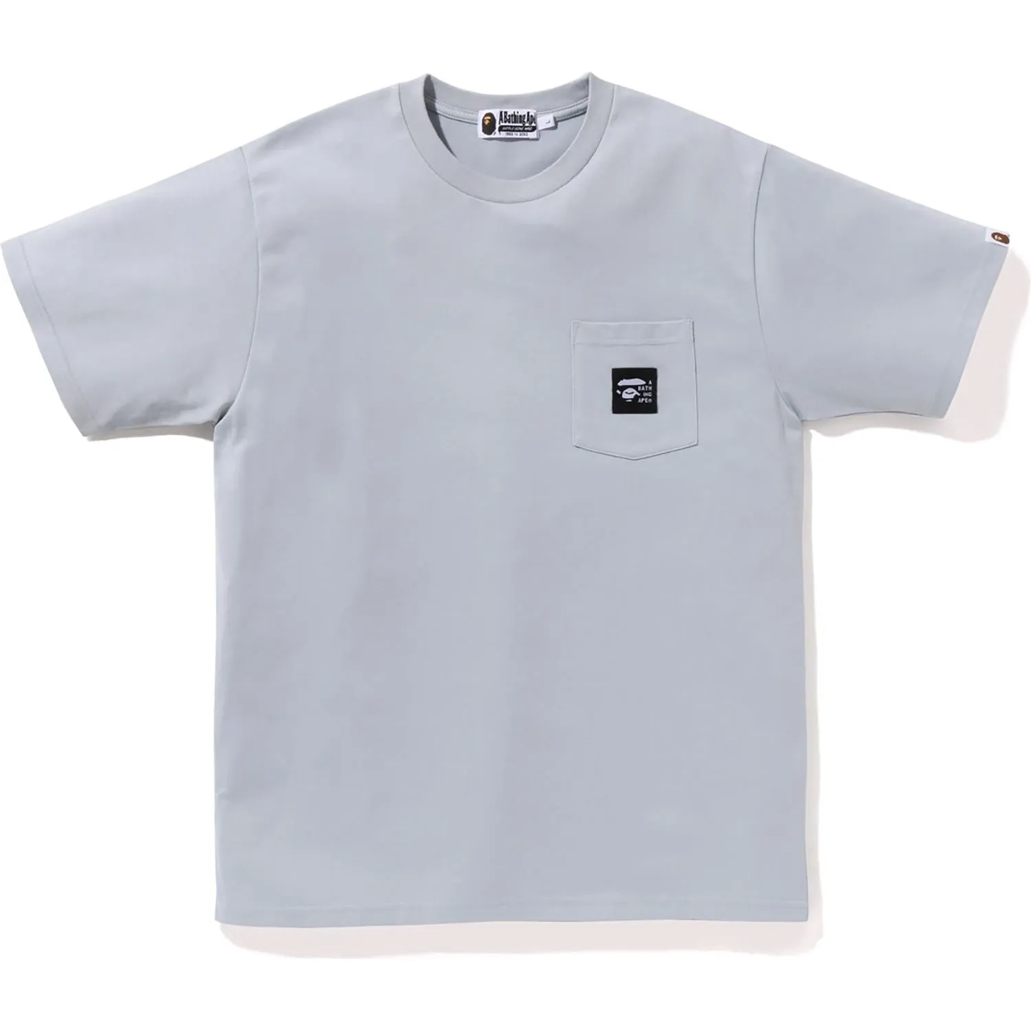 A BATHING APE LABEL POCKET TEE MENS