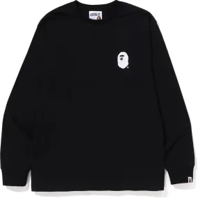 A BATHING APE LETTERED L/S TEE MENS