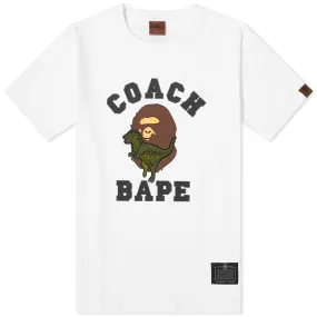 A Bathing Ape x Coach Rexy TeeWhite