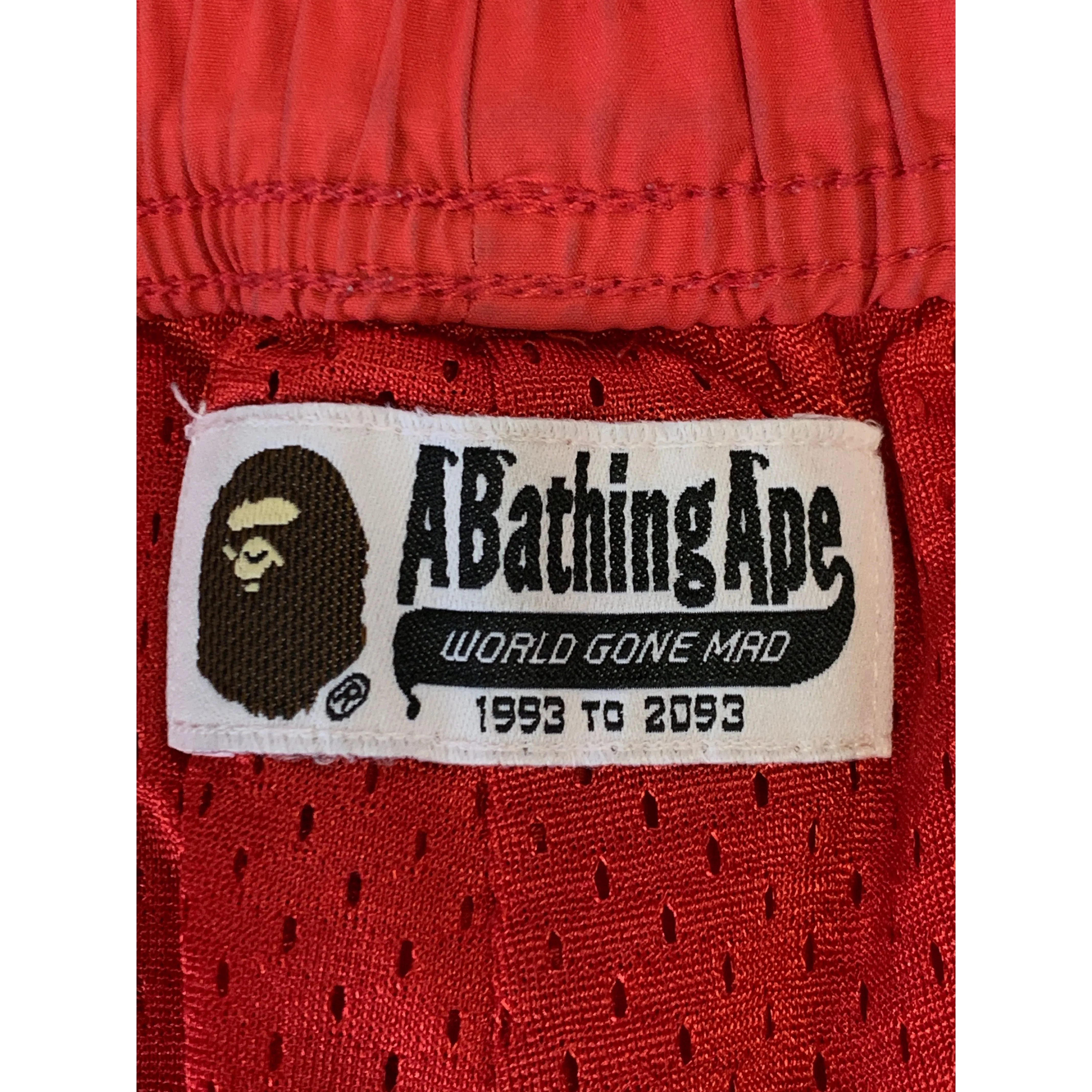 A BATHING APE/Shorts/M/RED/Polyester