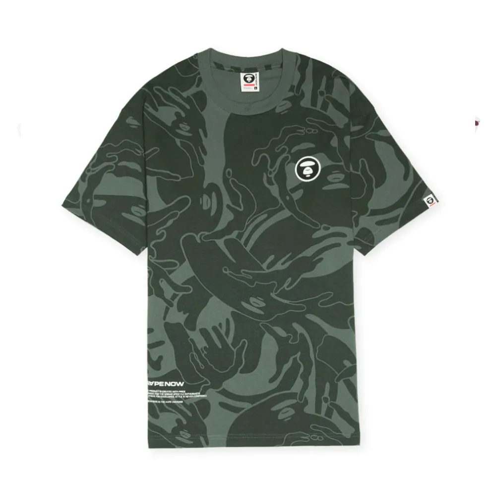 AAPE by A Bathing Ape Camo Badge Tee