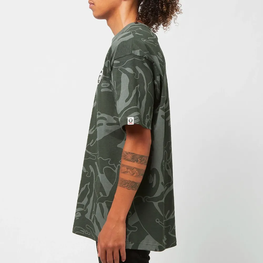 AAPE by A Bathing Ape Camo Badge Tee