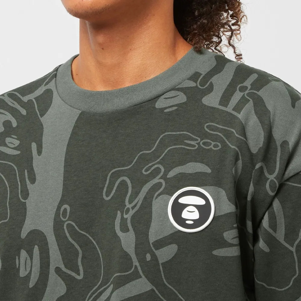 AAPE by A Bathing Ape Camo Badge Tee