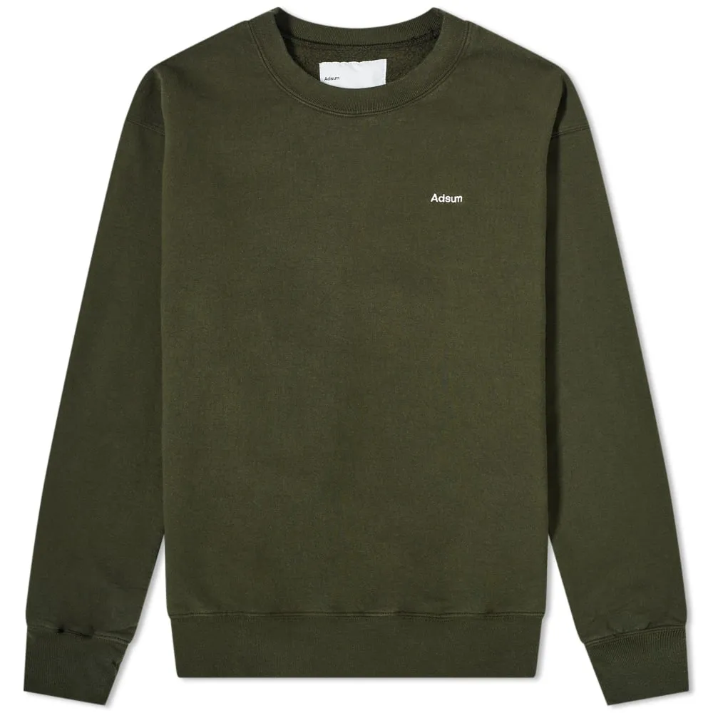 Adsum Core Logo SweatDark Green