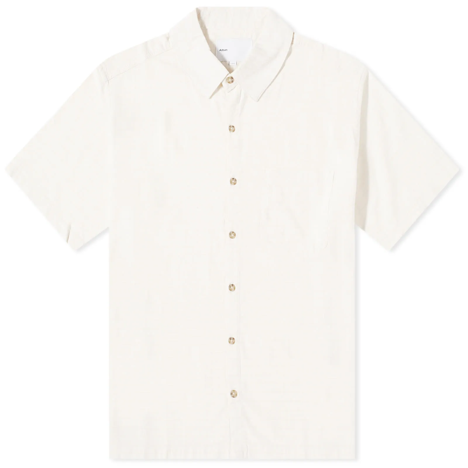 Adsum Short Sleeve Breezer ShirtSoft White Check