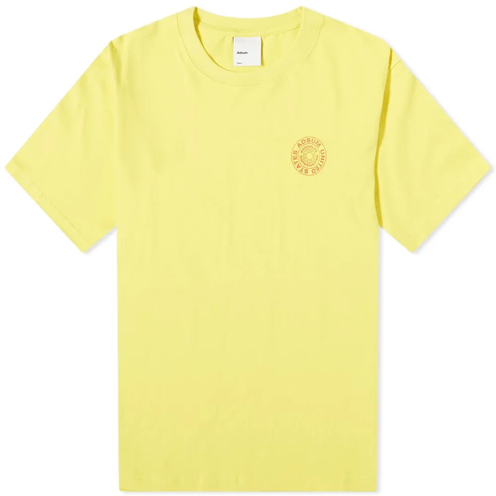 Adsum Stamp T-ShirtLemon