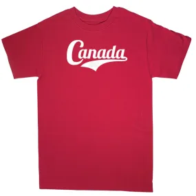 Adult Canada red patch souvenir T-shirt