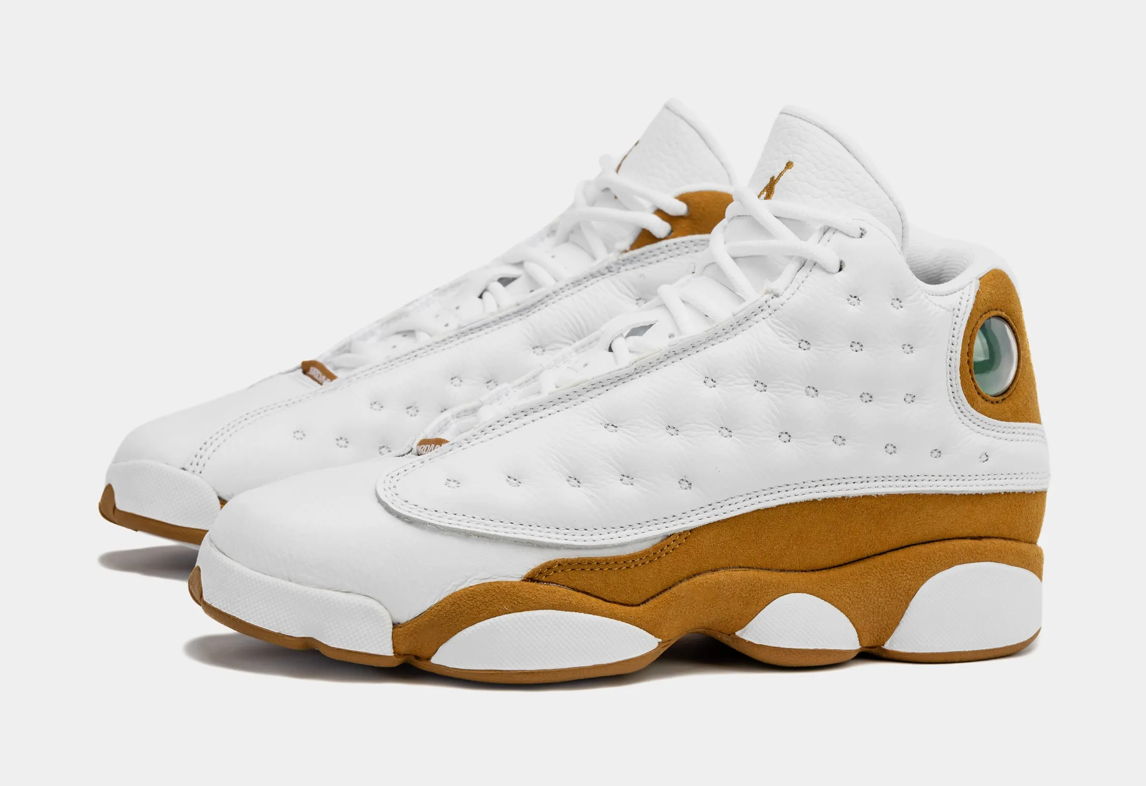 Air Jordan 13 Wheat Grade School Lifestyle Shoes (White/Wheat)