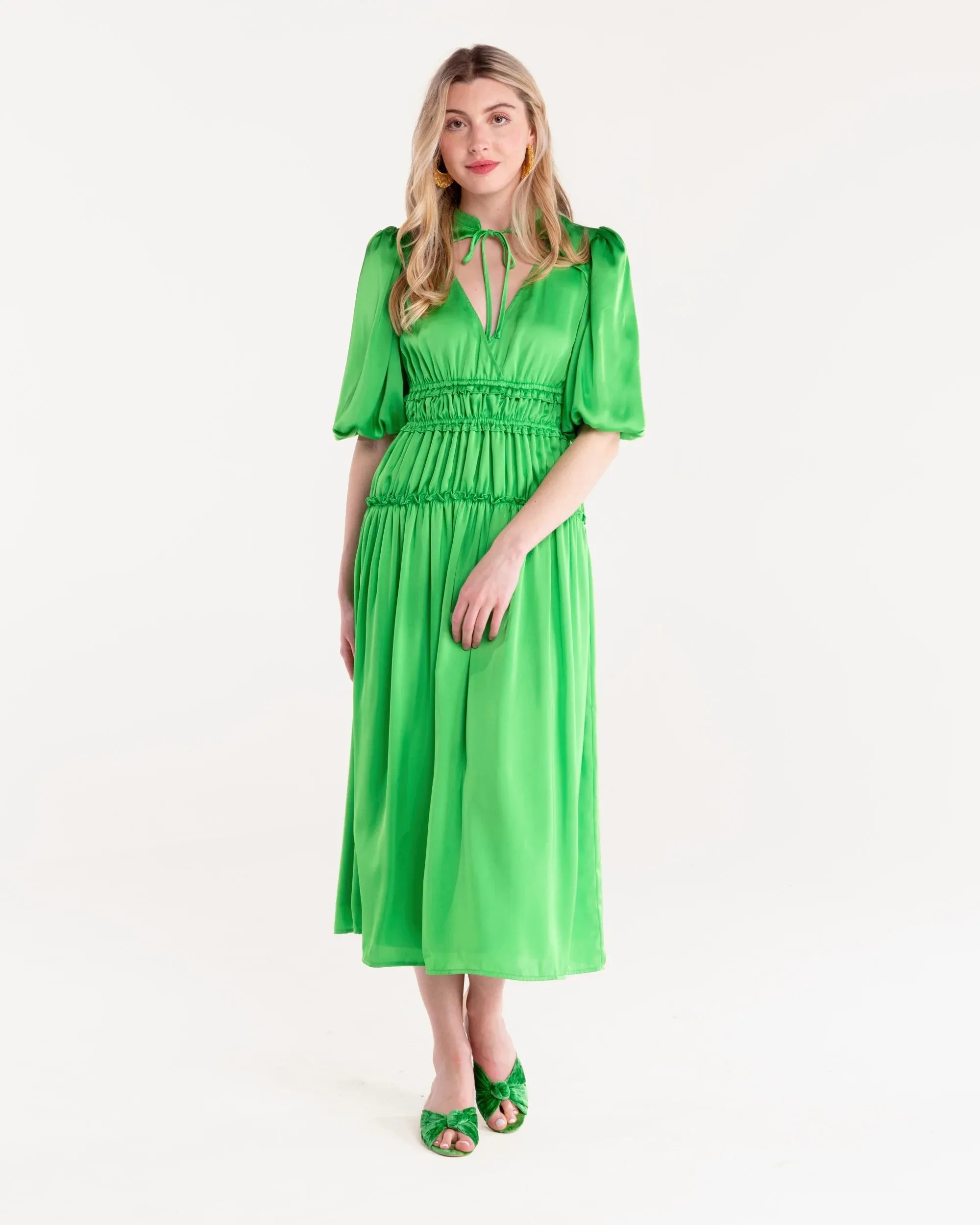 Alden Adair Shelbi Dress - Lime