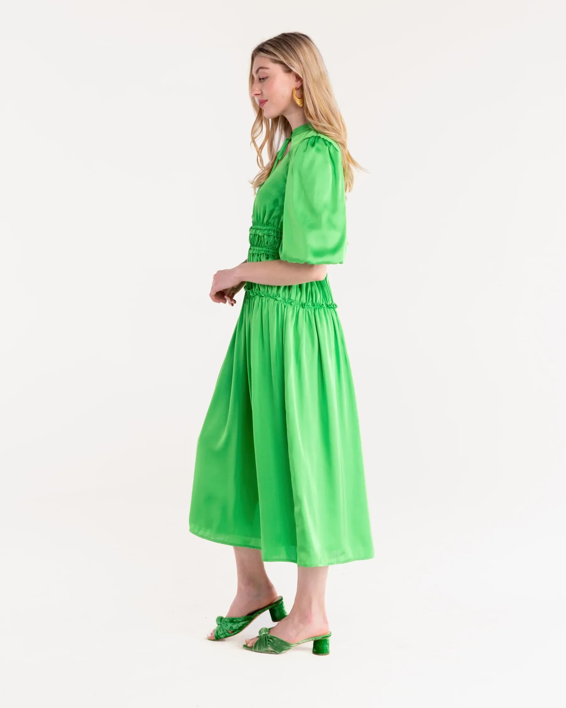 Alden Adair Shelbi Dress - Lime