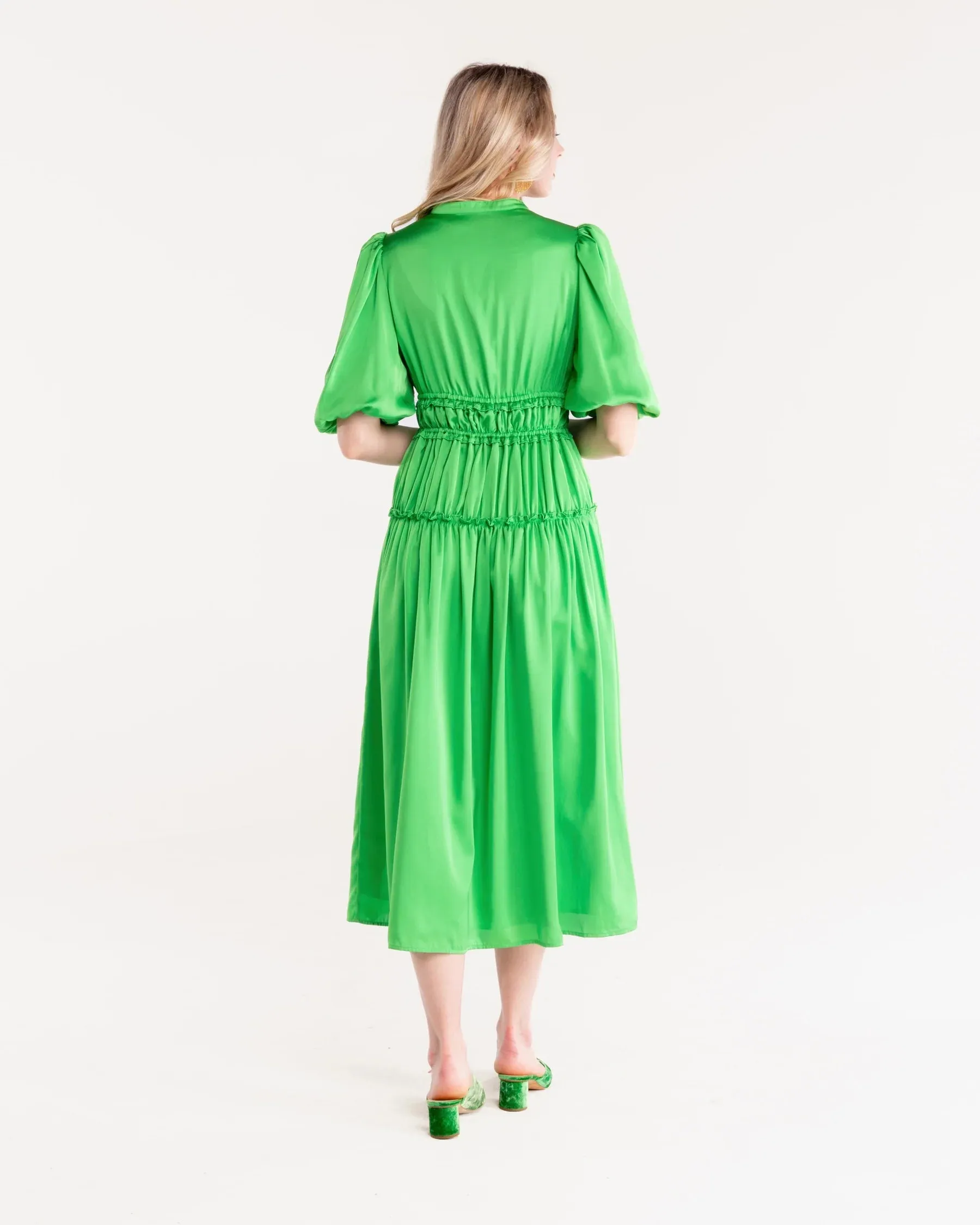 Alden Adair Shelbi Dress - Lime