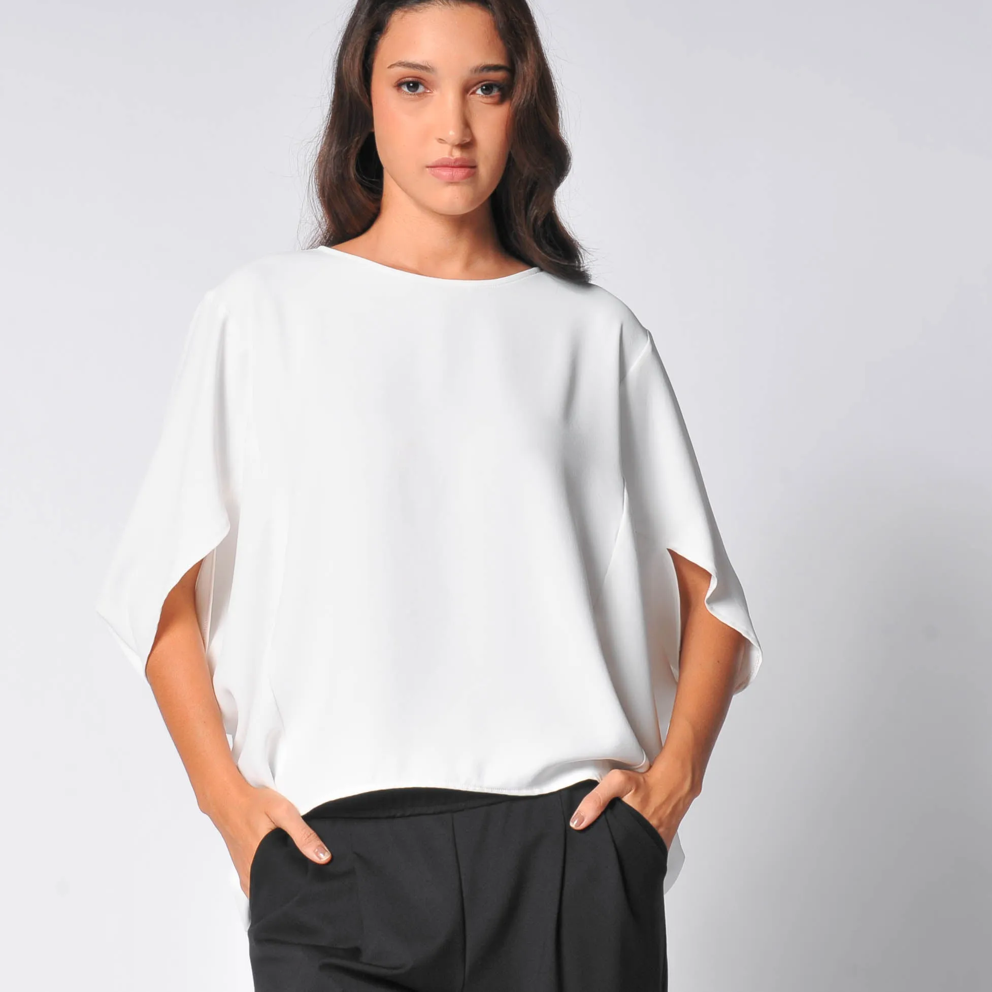 Alden Crepe Top