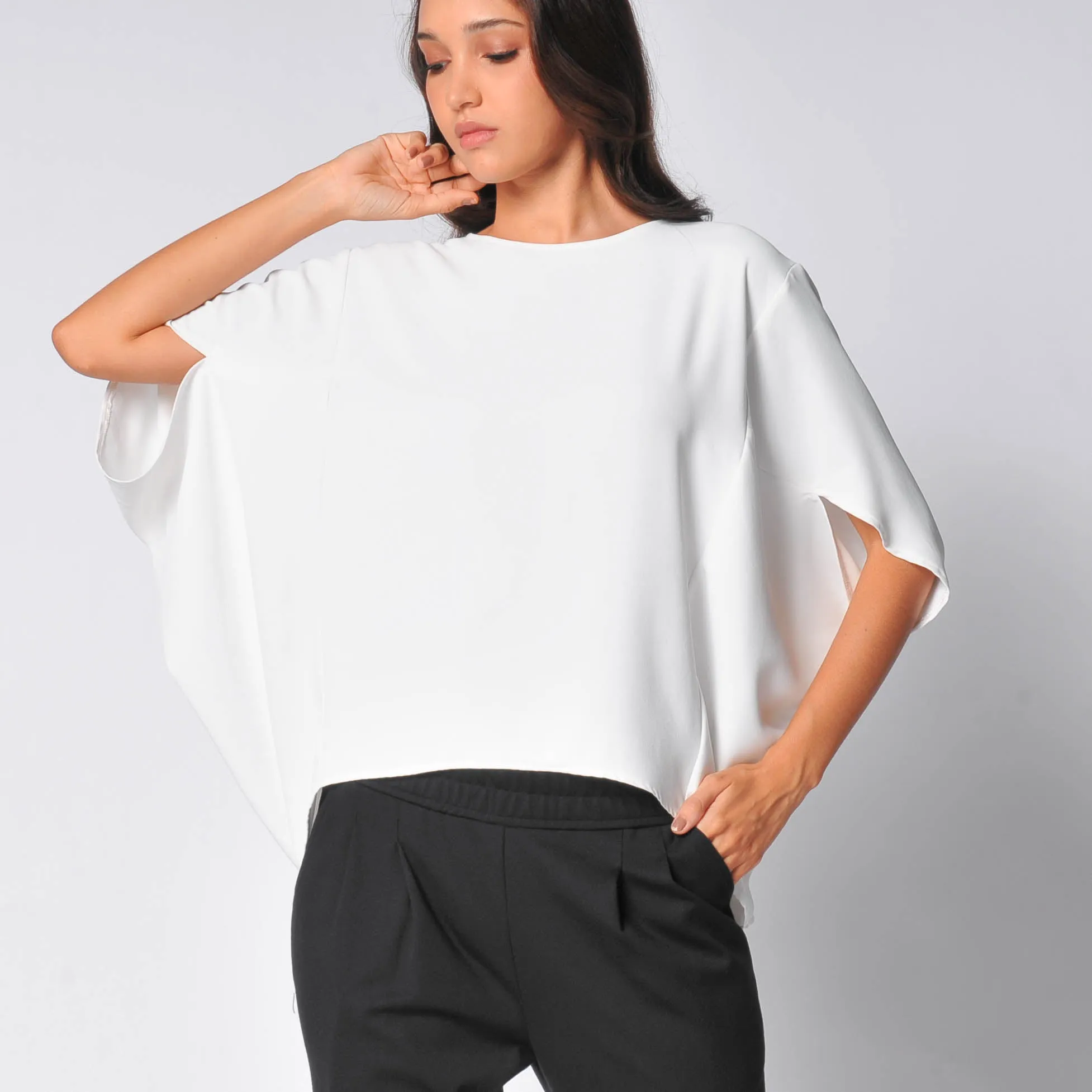 Alden Crepe Top