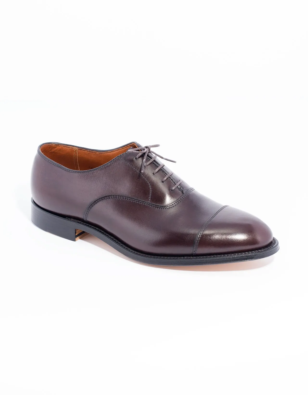 ALDEN STRAIGHT TIP BAL CALFSKIN - BROWN