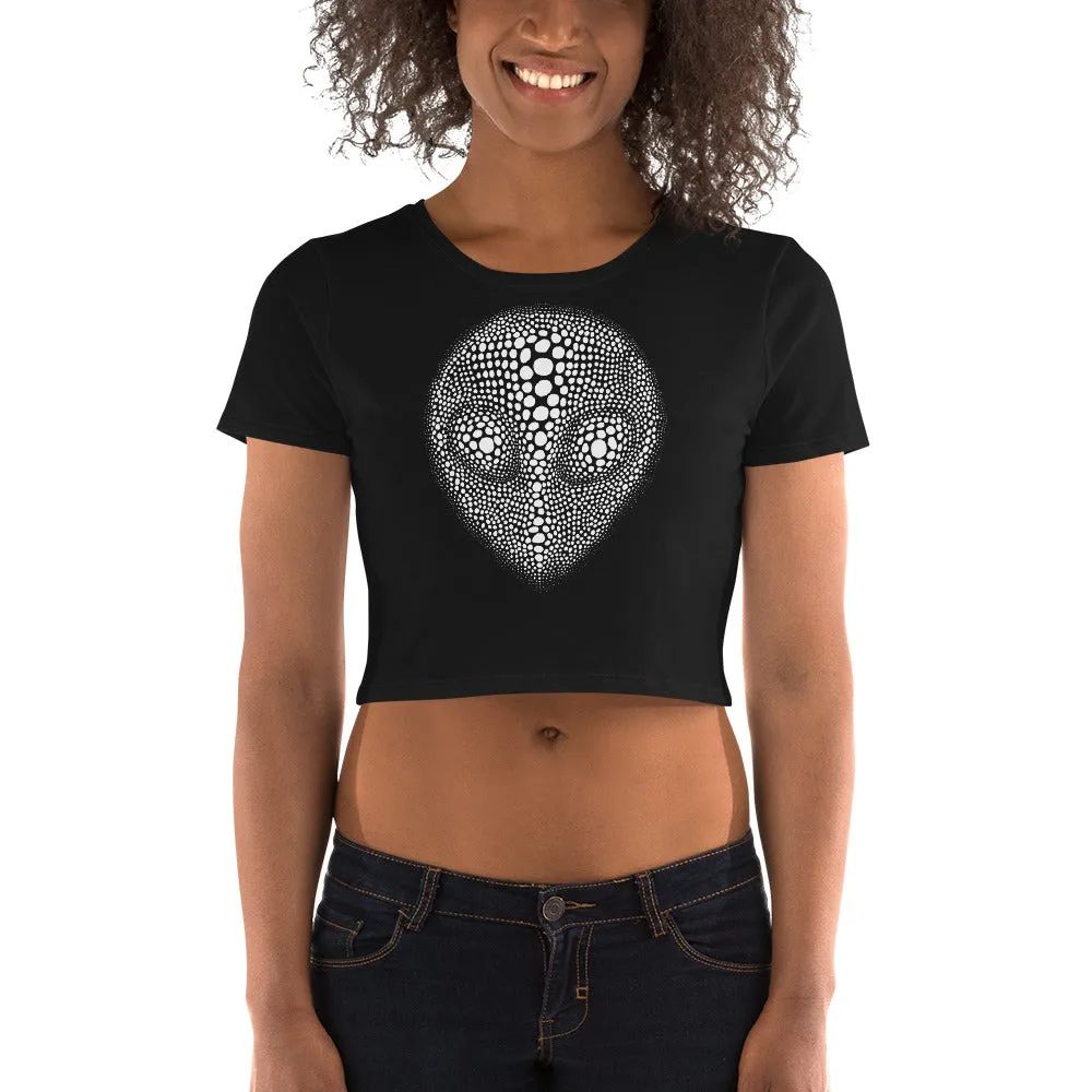 Alien Head Graphic Crop Tee - Top Google Search Result