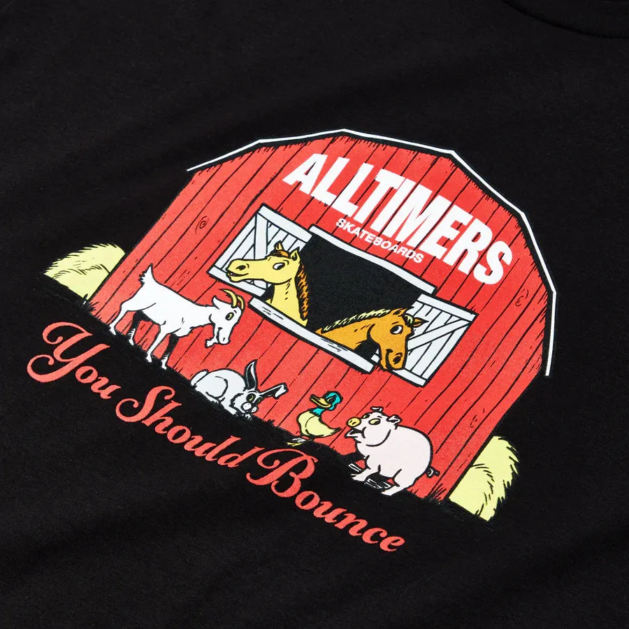 Alltimers Barn It Tee Black