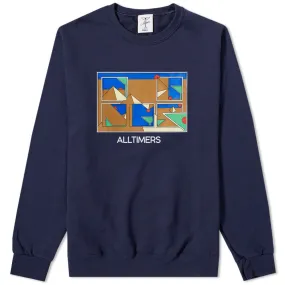 Alltimers Puzzle Crew SweatNavy