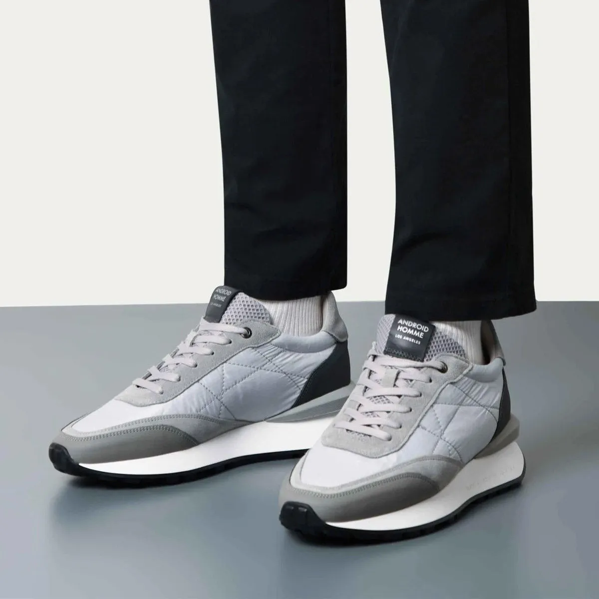 Android Homme trainers, Marina Del Rey Ripstop trainers, grey trainers