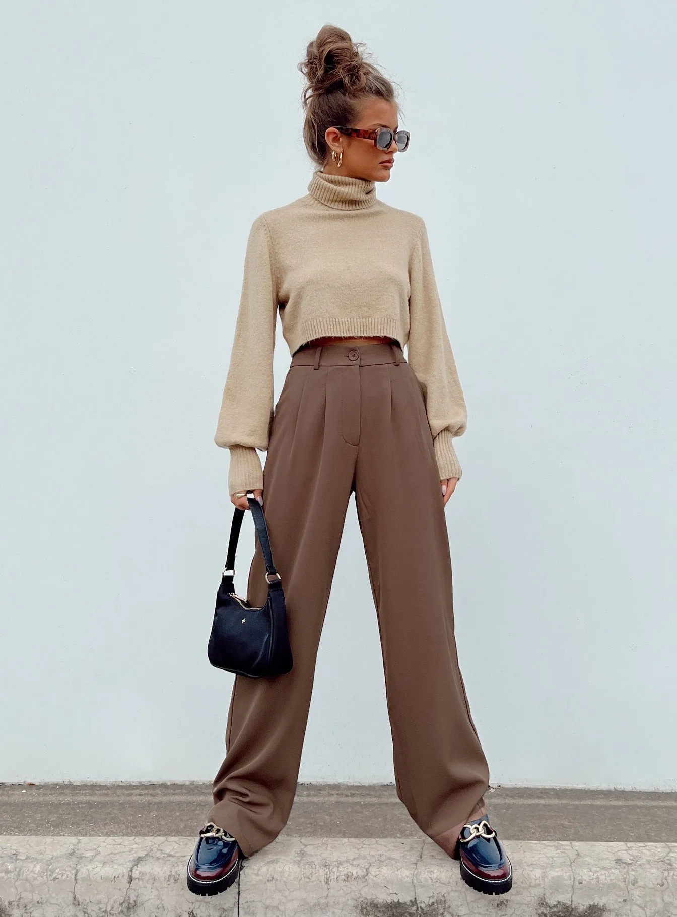 Archer Brown Pants with Lower Impact