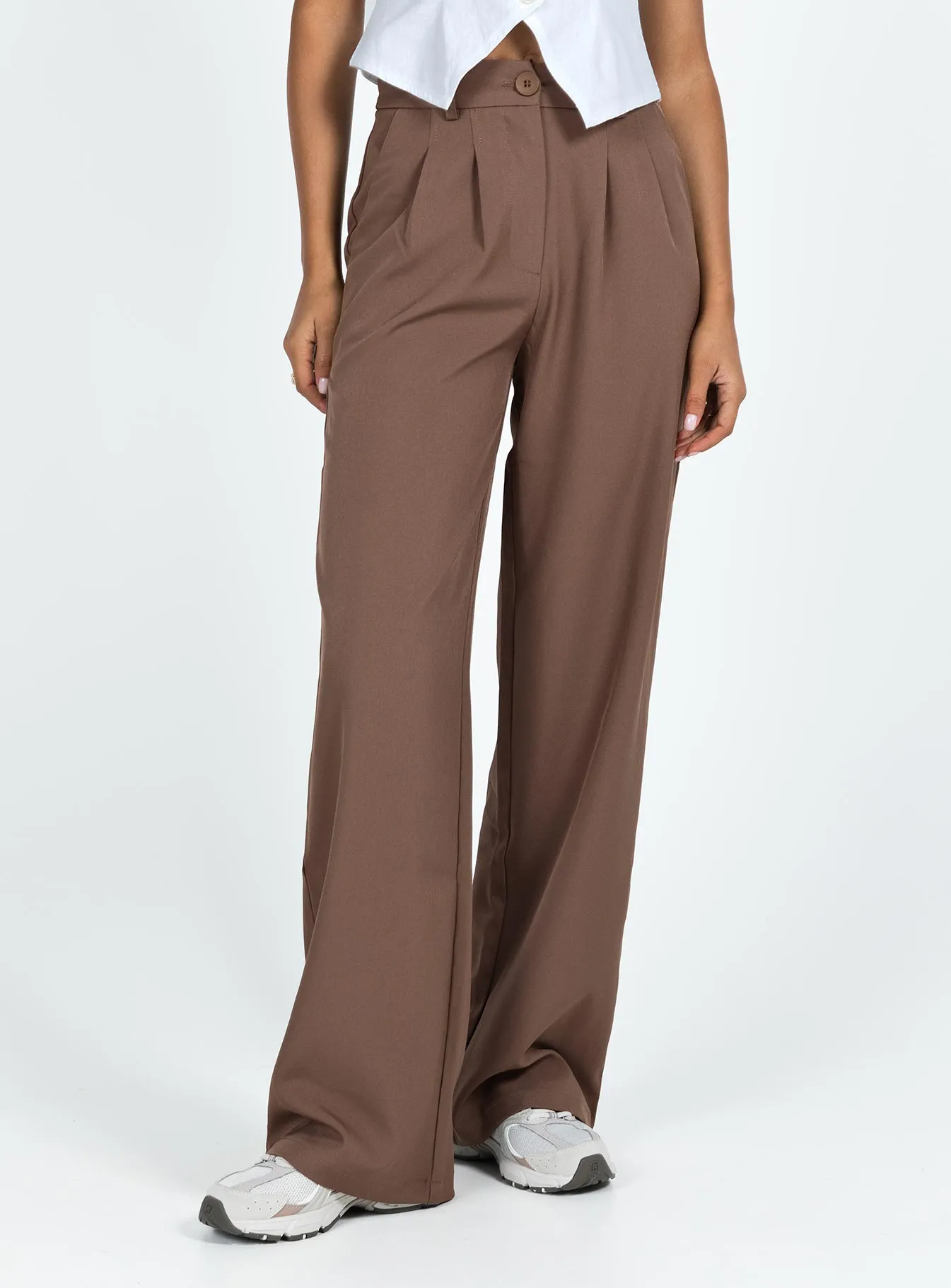 Archer Brown Pants with Lower Impact