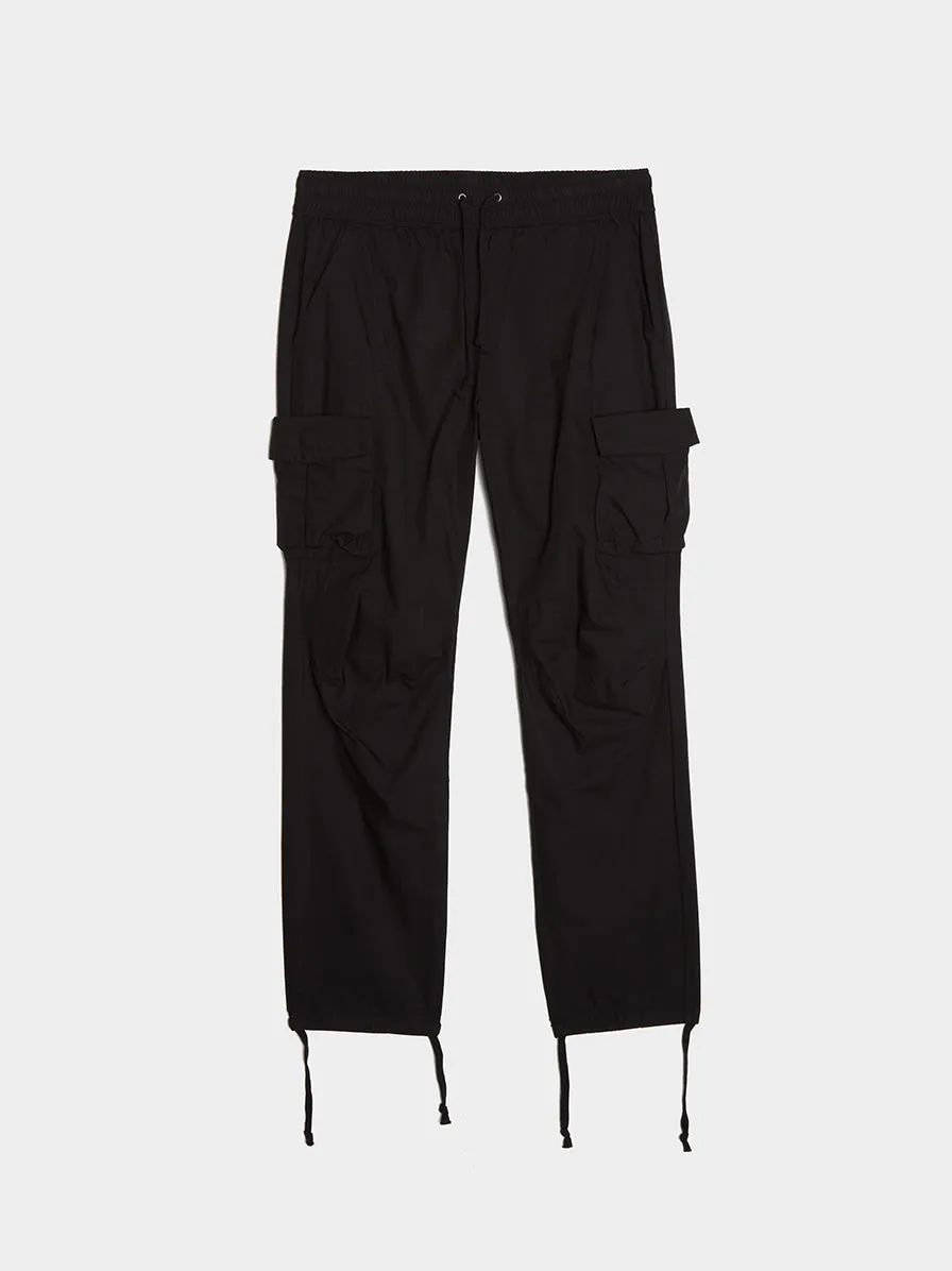 Back Sateen Cargo Pants, Black - Shop Now!