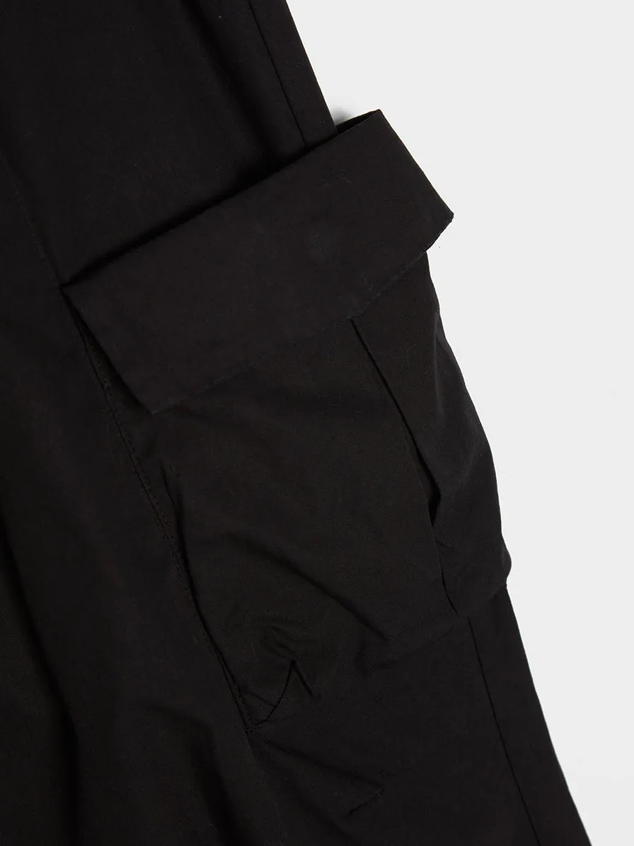 Back Sateen Cargo Pants, Black - Shop Now!