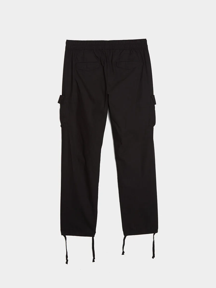 Back Sateen Cargo Pants, Black - Shop Now!