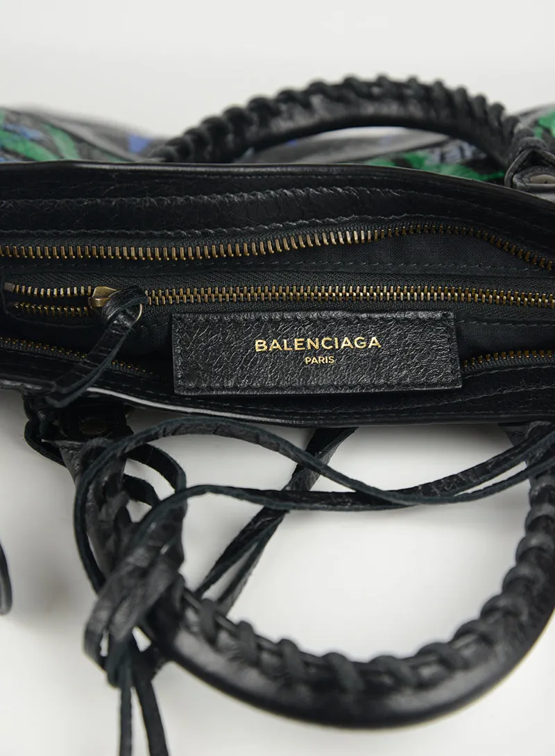 Balenciaga Borsa City Graffiti nera