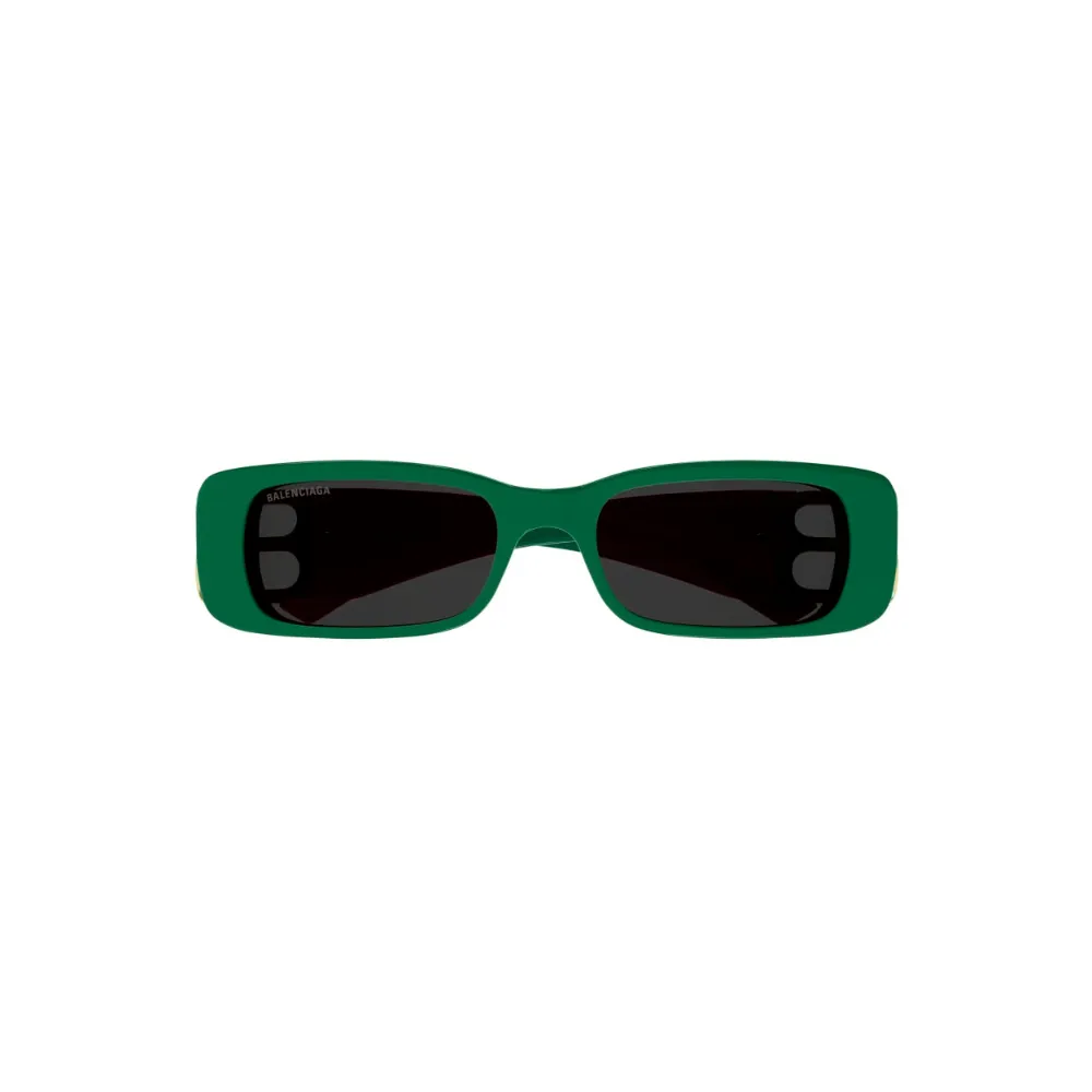 Balenciaga Sunglass Woman Green Gold Grey BB0096S-006