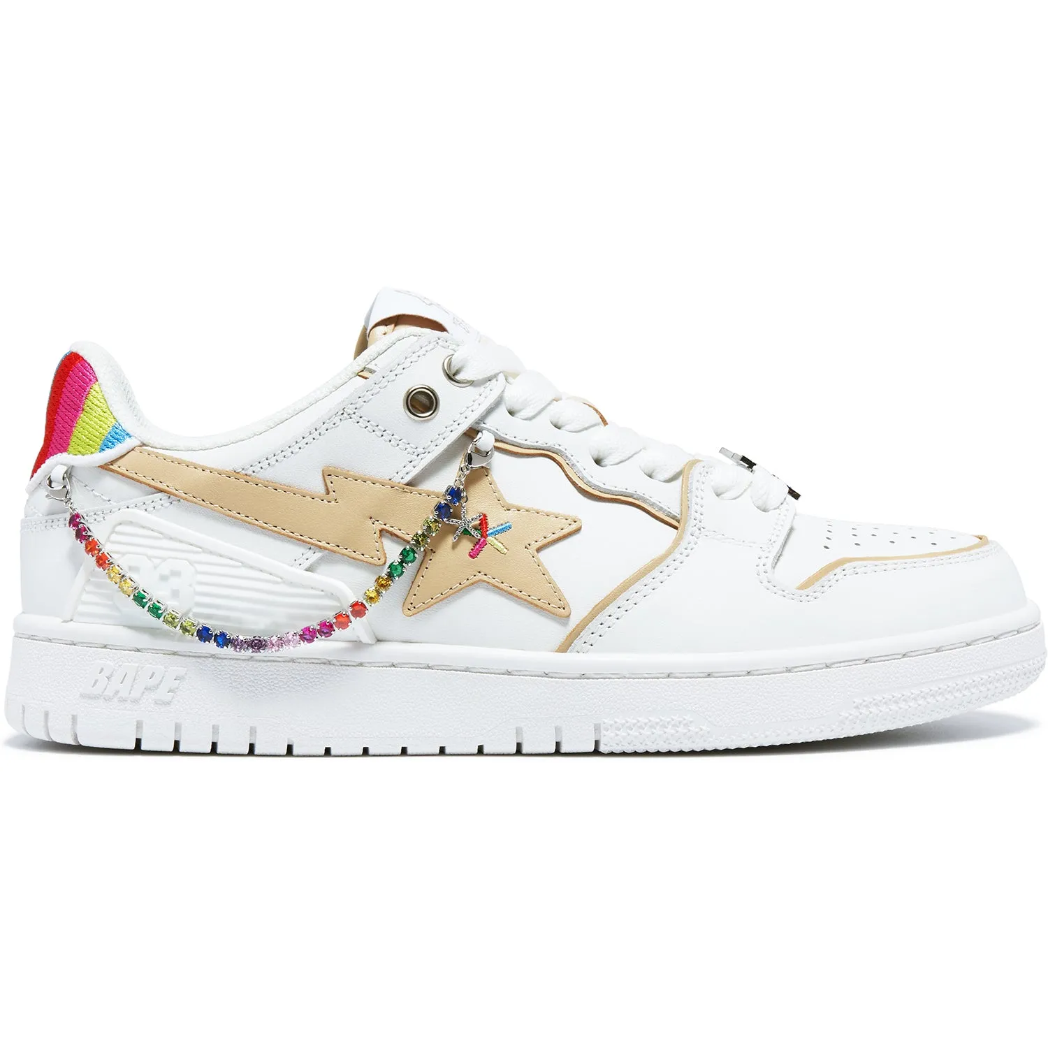 BAPE SK8 STA 'RAINBOW' by BAPY LADIES