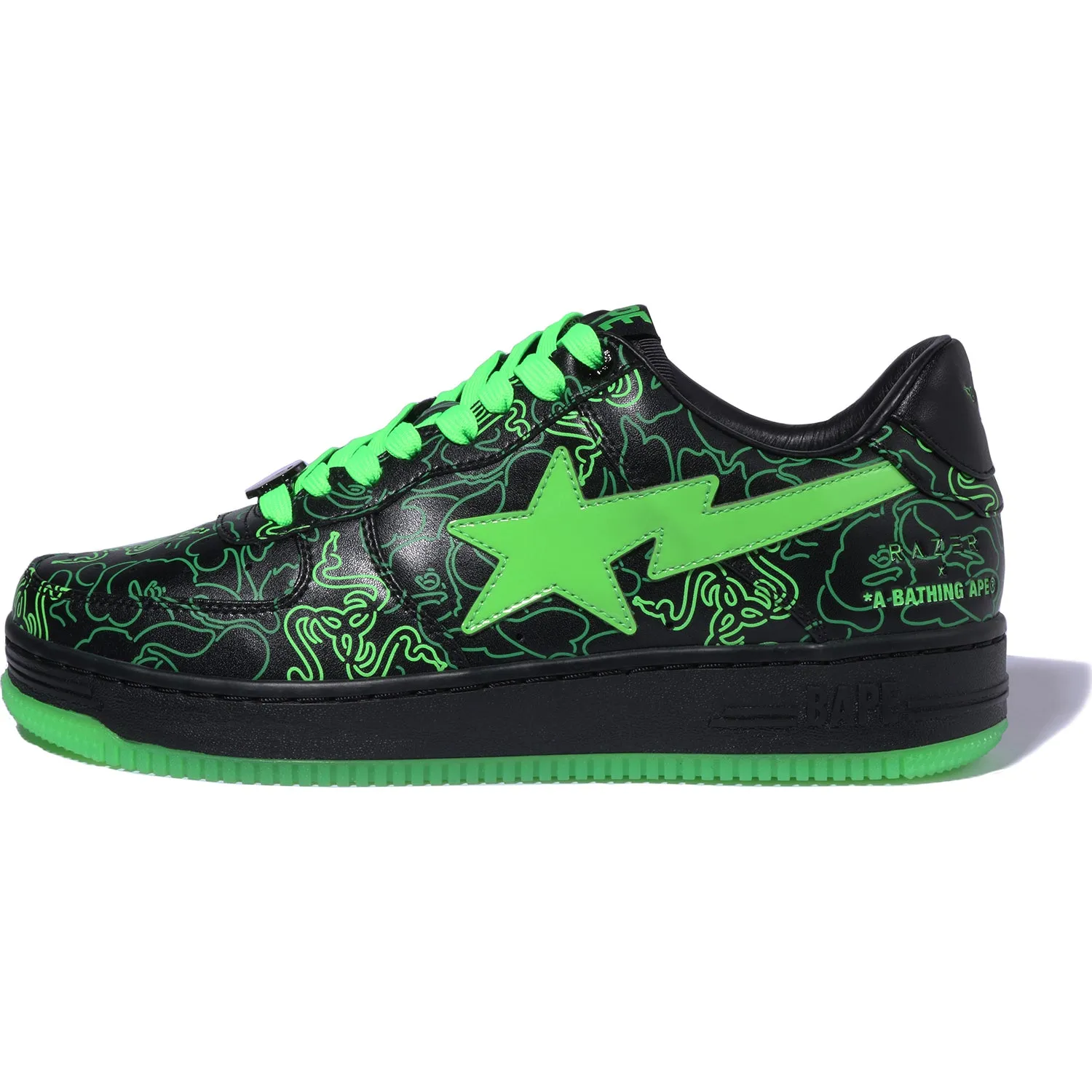 BAPE STA BAPE X RAZER NEON CAMO MENS