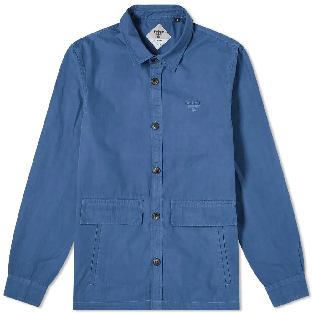 Barbour Beacon Castle OvershirtMid Blue