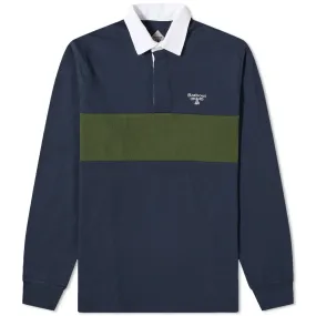 Barbour Beacon Denton Rugby ShirtNavy