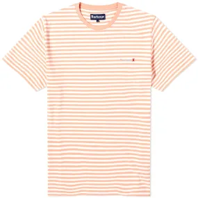 Barbour Bilting Stripe T-ShirtFaded Orange