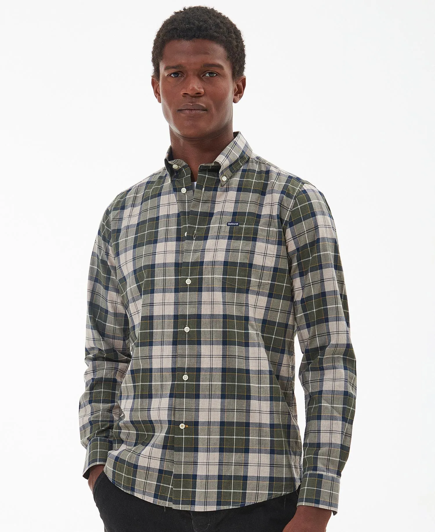 Barbour checkered shirt