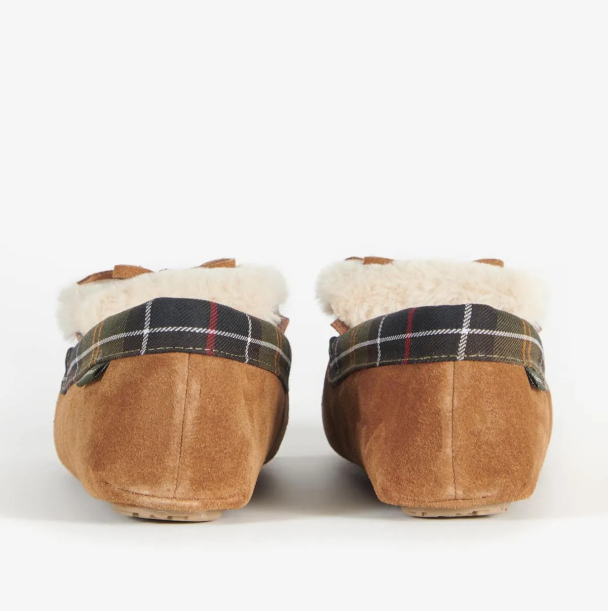 Barbour Darcie Slippers - Tan Suede - Women's