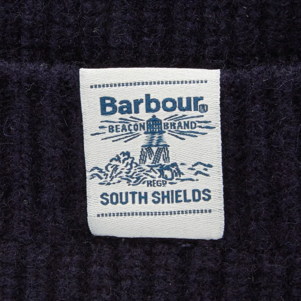 Barbour Lambswool Beanie, Navy