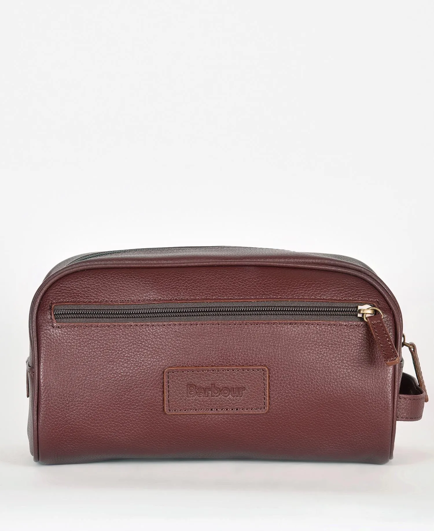 Barbour Leather Toiletry Bag