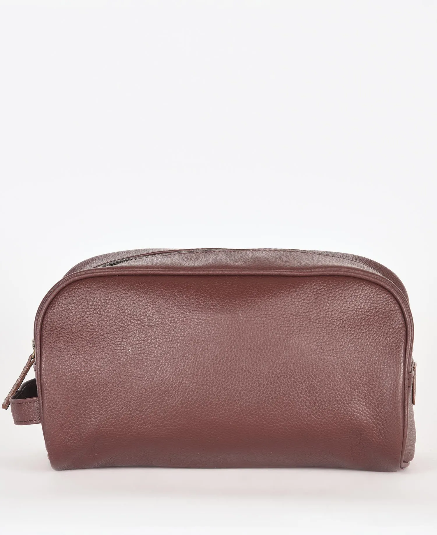 Barbour Leather Toiletry Bag