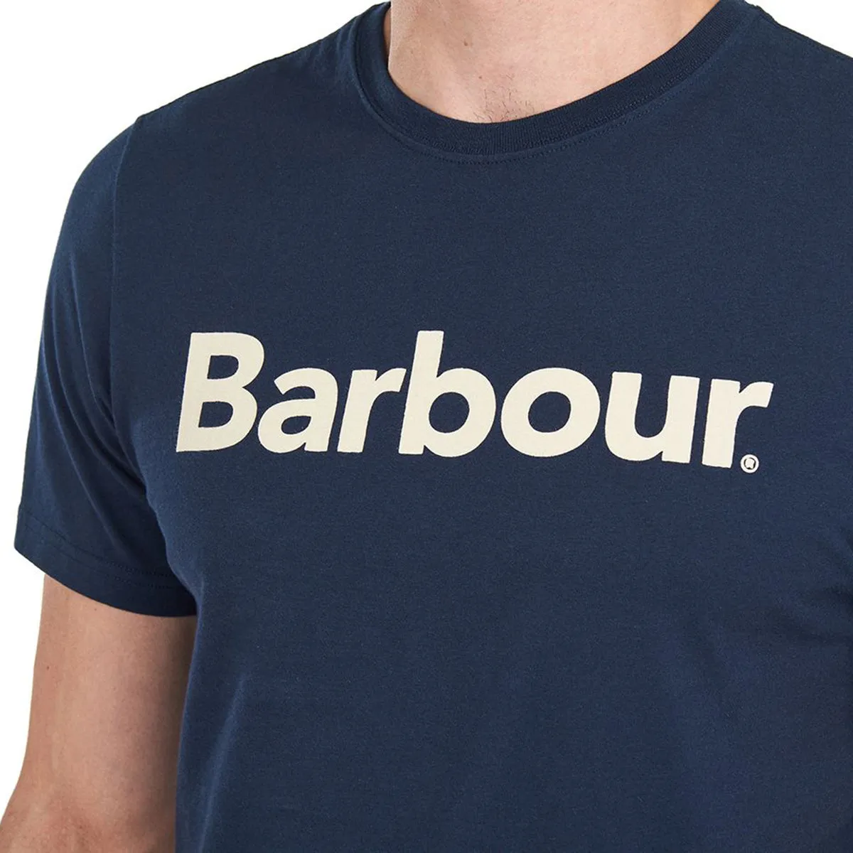 Barbour - Navy Logo T-Shirt